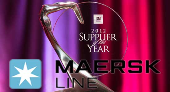Maersk Line ‘2012 Supplier of the Year’ Winner